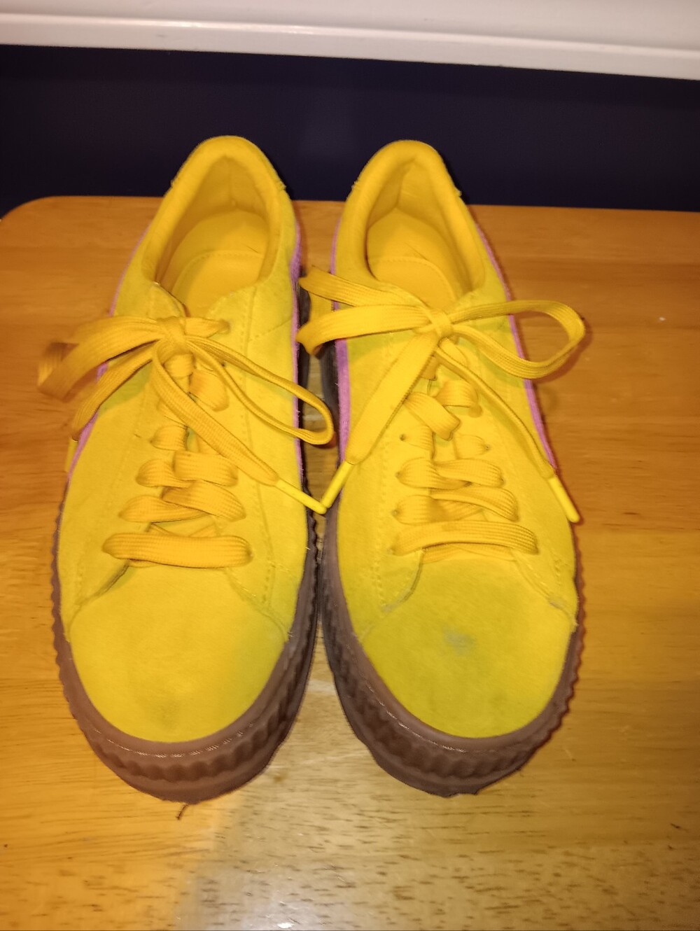 Puma Fenty Rare Color Suede Platform Sneakers Size 8